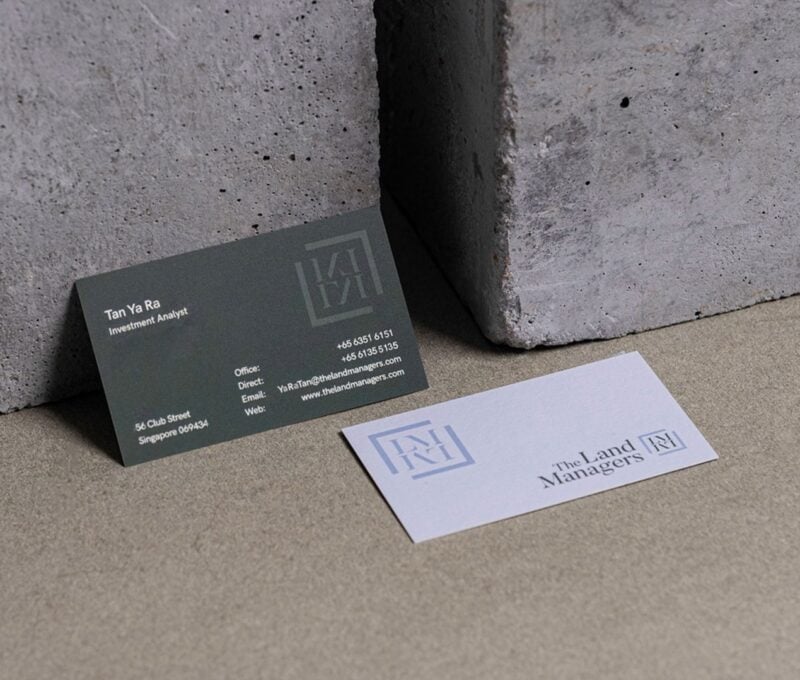 STUDIO DAM's branding project for The Land Managers, showcasing luxury branding qualities