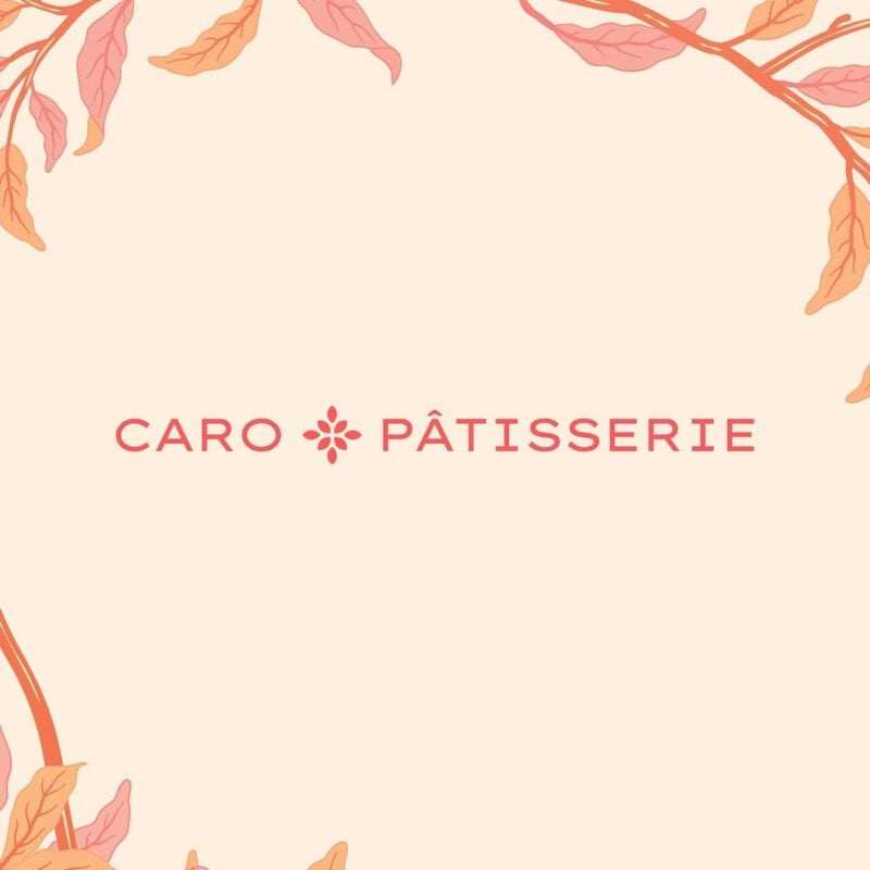 Caro Patisserie's logo, one of STUDIO DAM's projects